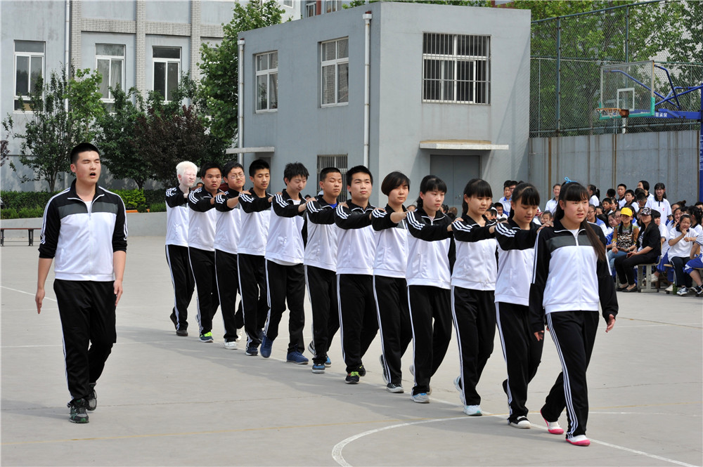 淄博市特殊教育中心举行第三届广播体操比赛
