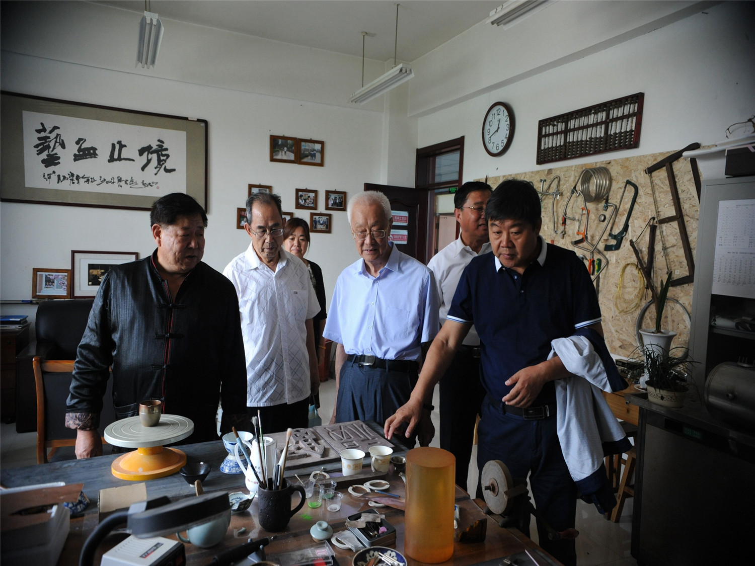 市特教中心组织“庆祝淄博特殊教育60周年退休及调出教职工代表座谈会”