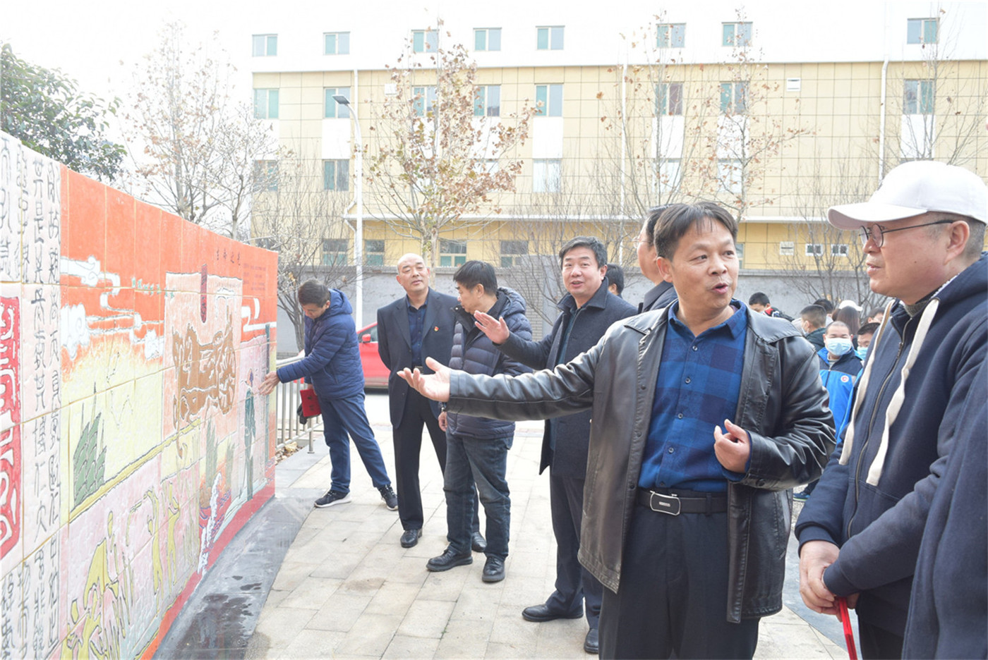 淄博市特殊教育中心南广场文化墙《生命之光》落成启用剪彩