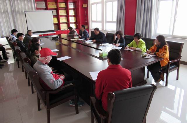 再踏新征程—淄博市特殊教育中心盲部高三年级举行考前动员大会