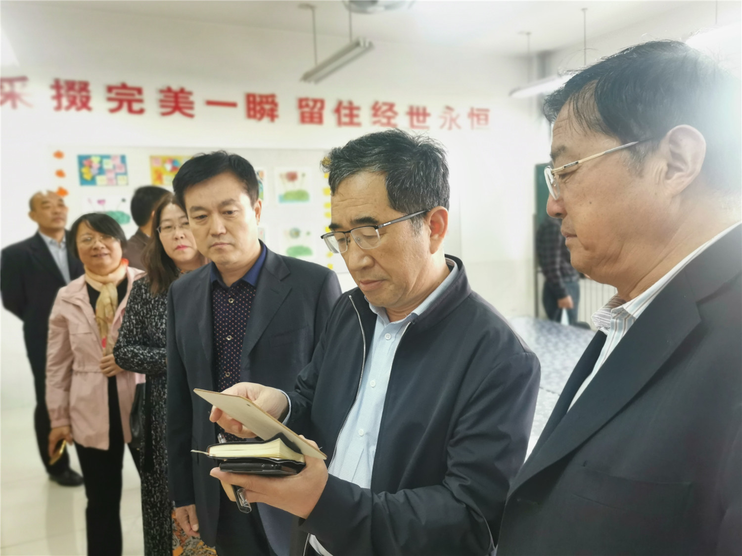 淄博市职业教育教研室领导来我校调研