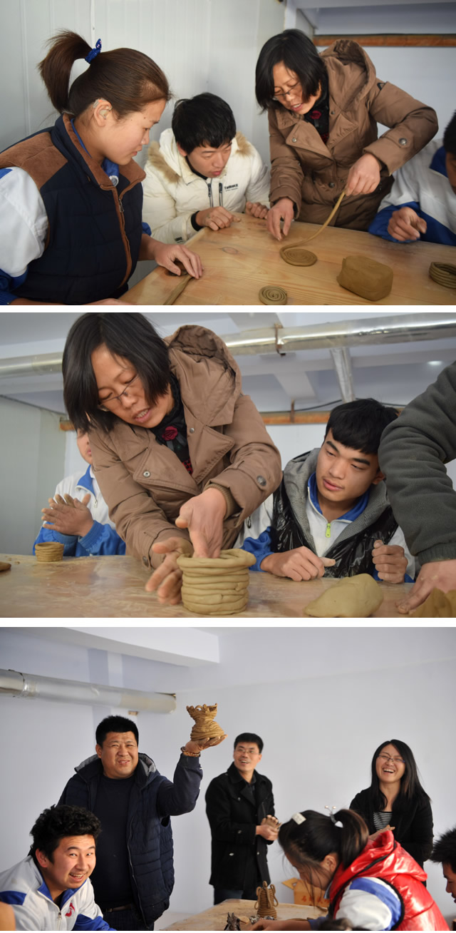 陶艺师走进聋生课堂