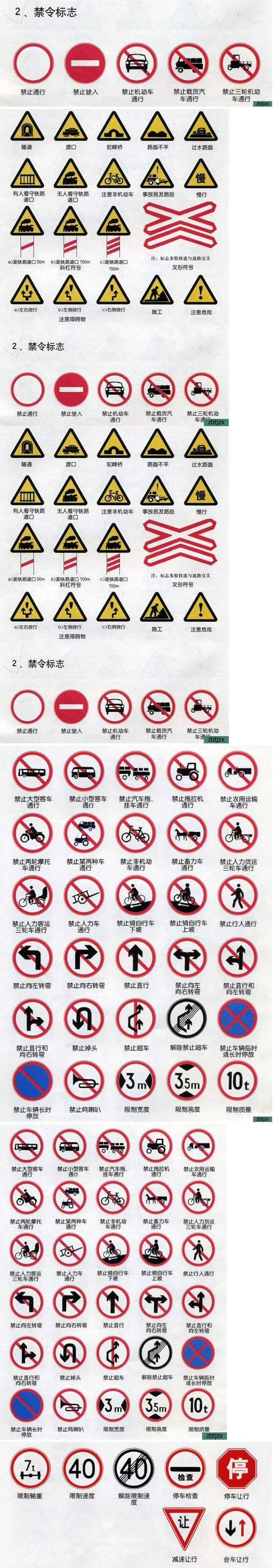 交通标志与标线
