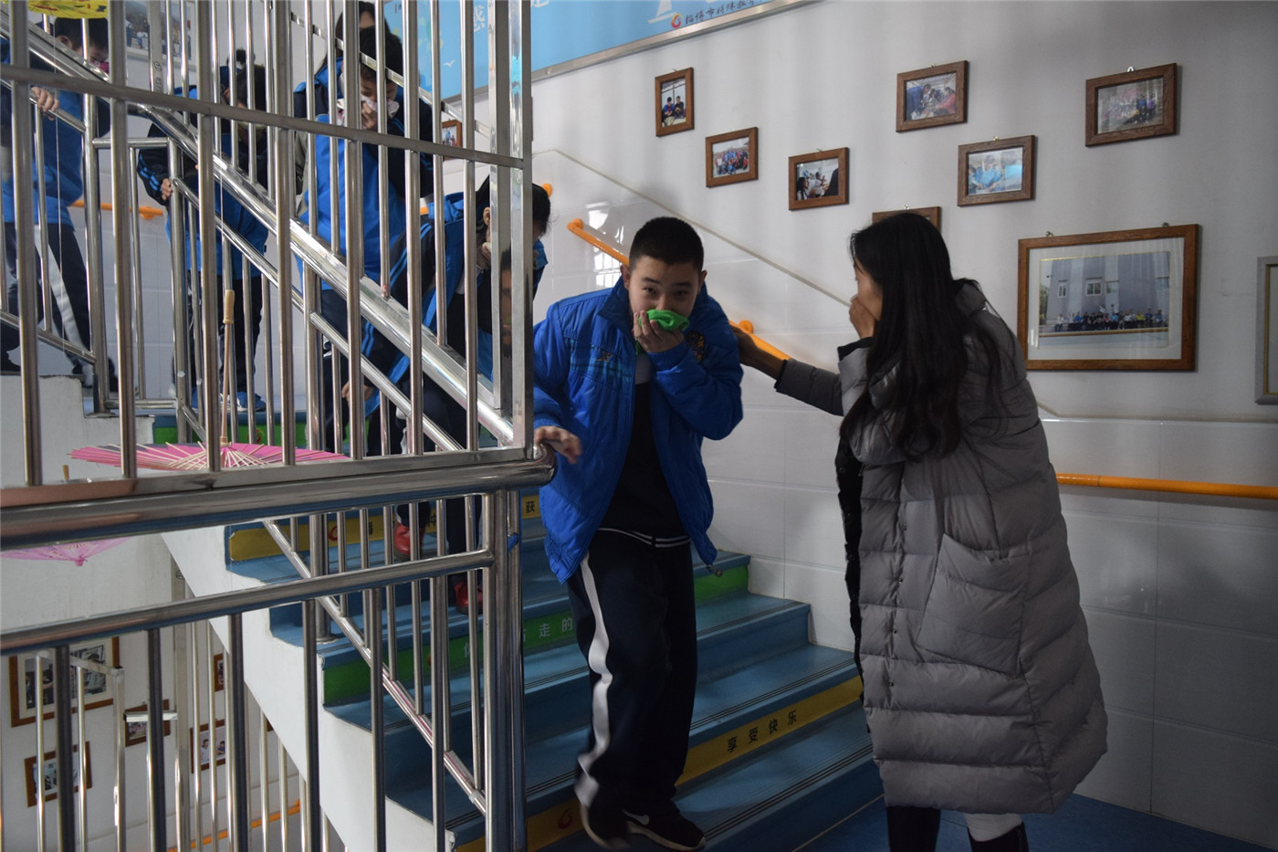 市特教中心开展消防疏散演练活动
